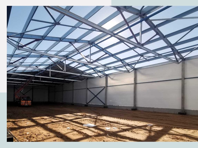 Строительство сенохранилищ в Бузулуке