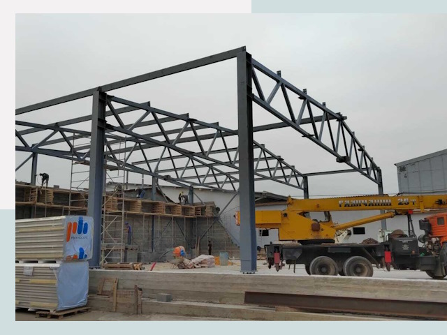 Строительство цехов в Бузулуке