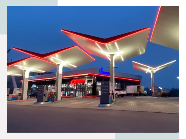 Навесы для АЗС в Бузулуке