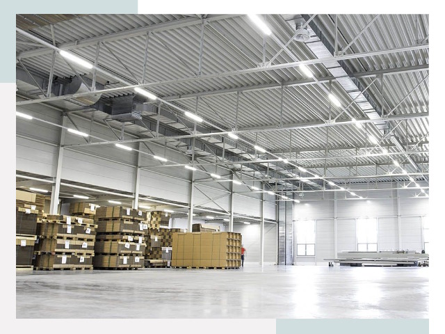 Освещение ангаров в Бузулуке