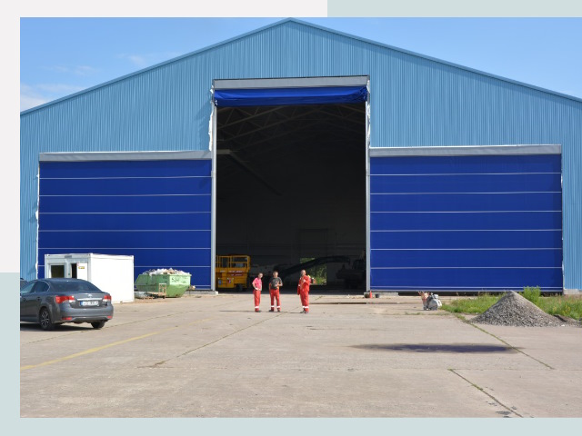 Ангарные ворота в Бузулук от СтальСтрой-Бзл по цене 625 руб.