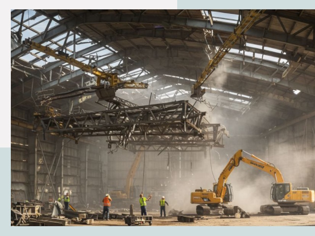 Демонтаж ангаров в Бузулуке от 625 руб. за м²