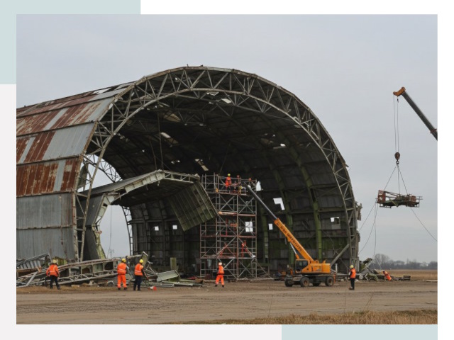 Демонтаж ангаров в Бузулуке