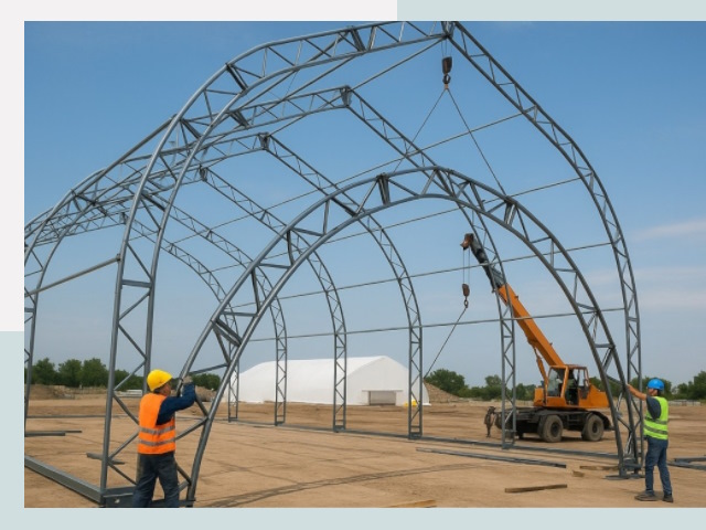 Монтаж ангаров в Бузулуке от 625 руб. - Надежно и быстро