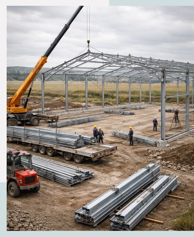 Строительство ангаров для сельхозтехники в Бузулуке под ключ