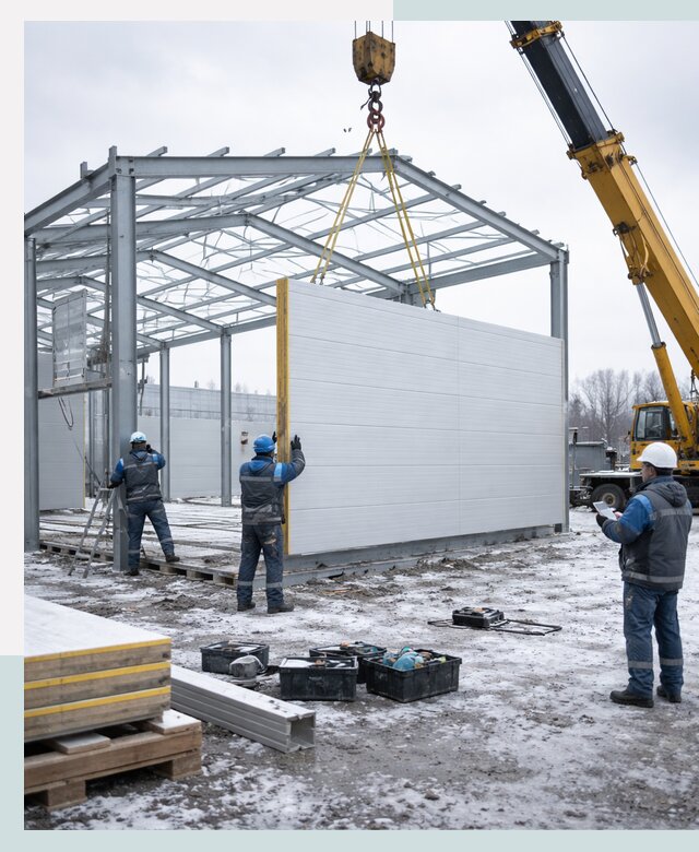 Строительство холодильных складов под ключ в Бузулуке
