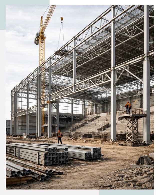 Строительство спортивных комплексов в Бузулуке от 31272 р. | СтальСтрой-Бзл