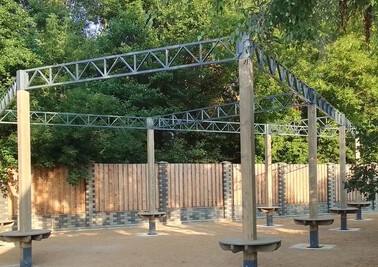 Терраса из металлоконструкций под ключ, проектирование, изготовление и монтаж от СтальСтрой-Бзл